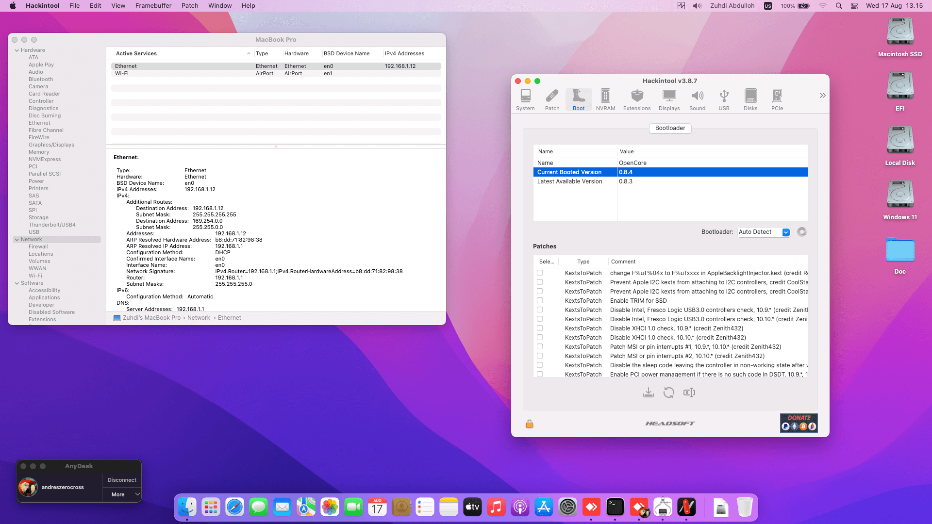 Lenovo Thinkpad T480S 2nd [KabyLake R   Intel UHD 620 + PS2]   OpenCore 8